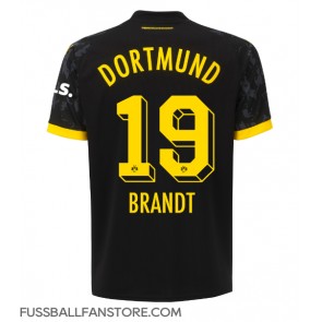 Borussia Dortmund Julian Brandt #19 Replik Auswärtstrikot 2023-24 Kurzarm